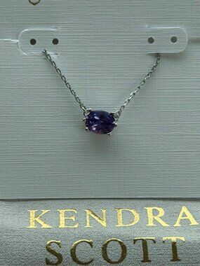 Kendra Scott purple necklace